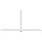 Ekena Millwork Eugene Architectural Grade PVC Gable Bracket, 96"W x 48"H x 4"D x 4"F, 12/12 Pitch GBP096X48X0404EUG00 - alternate 5